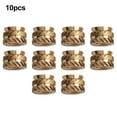thumbnail image 3 of Arkzeo 10Pcs Threaded Brass Inserts Metal Heat Set M2-M6 Screw Inserts for 3D Printing, 3 of 7
