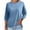 Blue-vestidos de otoño para mujer 2025, variant on Aboser Womens Workout Tops 3/4 Sleeve Casual T-Shirt Solid Color Crewneck Shirts for Women Y2k Clothes Moisture Wicking Tshirts Loose Fit Basic Tees