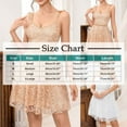 thumbnail image 2 of Hvot&aat Women's Summer Homecoming Dresses Ruffle Spaghetti Straps Lace Short Dress Sleeveless Solid Color Camisole Dress, 2 of 6