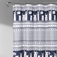 thumbnail image 3 of Llama Stripe Single Shower Curtain Pink/Turquoise 72" x 72", 3 of 3