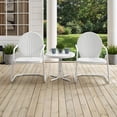 thumbnail image 4 of Pemberly Row 3 Metal Outdoor Seating Set in White, 4 of 6