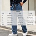 thumbnail image 3 of MYAOYI Mens Comfort Fit Jeans Drawstring Loose Denim Trousers, 3 of 6