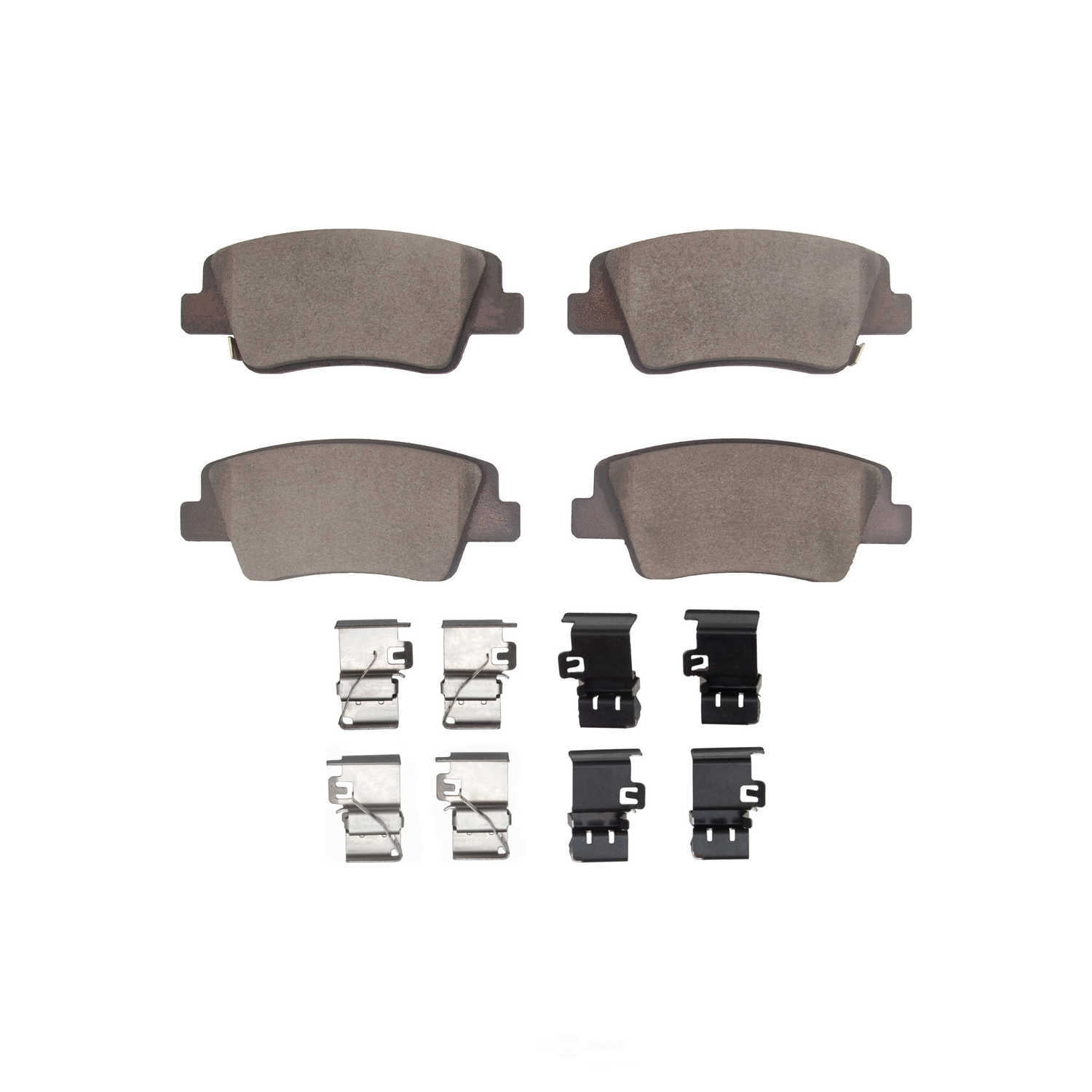 Dynamic Friction Company 1551-2394-01 DFC 5000 Advanced Brake Pads - Ceramic and Hardware Kit - OE