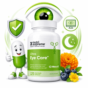 Nutri Supreme Ultra Eye Care with Macu-LZ Lutein & Zeaxanthin, Bilberry, NAC, Alpha Lipoic Acid, Vitamins C & E, Zinc & Copper, 120 Vegetarian Capsules