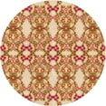 thumbnail image 1 of Ahgly Company Indoor Round Patterned Red Fox Red Area Rugs, 8' Round, 1 of 1