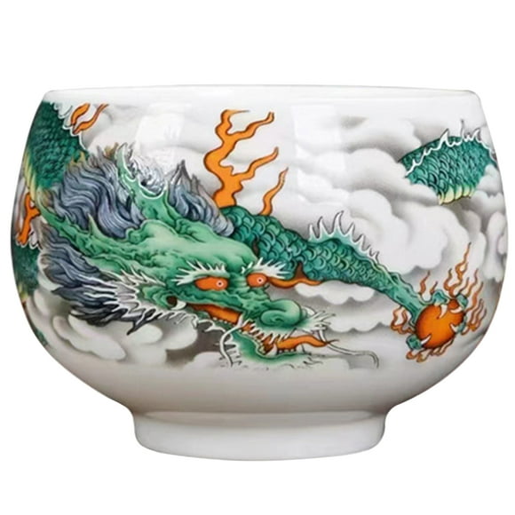 Traditional Tea Cup Chinese Ceramic Teacup Decorative Tea Cup Hand-Drawn Teacup