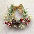thumbnail image 2 of Guirnaldas navideñas de 12 cm para puerta, decoración de árbol de Navidad, flores colgantes para boda, guirnaldas para acceso al hogar, manualidades, plantas artificiales, 2 of 5