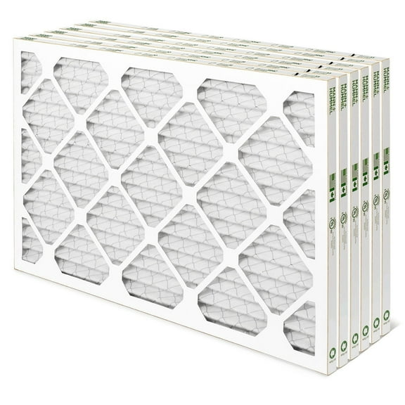 Pamlico Air 12x20x1 MERV 8 Pleated AC Furnace Air Filters. Quantity 6. (Actual Size: 11.5 x 19.5 x 0.75 Inches)