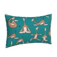 thumbnail image 2 of Fotbe Giraffes Doing Various Yoga Pillow Cases - Envelope Closure - Luxury, Extra Soft, Cooling Pillow Covers - Wrinkle, Fade, Stain Resistant-16"x24", 2 of 9