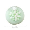 thumbnail image 3 of JoyMoreHome Bath Sponge with 3D Floral Design, Exfoliator & Body Wash Ball, Silicone Suction Base for Shower Storage, 3 of 5
