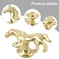 thumbnail image 4 of Poignées de Meubles en Alliage de Zinc en Forme de Cheval pour Enfants Or, 4 of 10