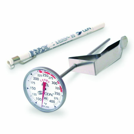 IRXL400 - ProAccurate Candy & Deep Fry Thermometer - Insta-Read, NSF Certified, 7-inch candy thermometer reads temperature instantly and precisely By (What's The Best Temperature To Deep Fry A Turkey)