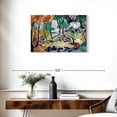 thumbnail image 3 of Elephant Stock Landscape Near Collioure Wall Art - Horizontal Canvas Wall Art - Living Room Wall Decor - Abstract Canvas - Blue And Orange Decor By Henri Matisse - 30" x 20", 3 of 8