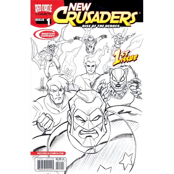 New Crusaders #1C VF ; Red Circle Comic Book