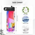 thumbnail image 4 of Super Kitties Kids Insulated Water Bottle With Straw - 18 Oz Stainless Steel Double Wall Vacuum Cup, Leakproof, Bpa Free, Suitable For Boys And Girls, 4 of 4