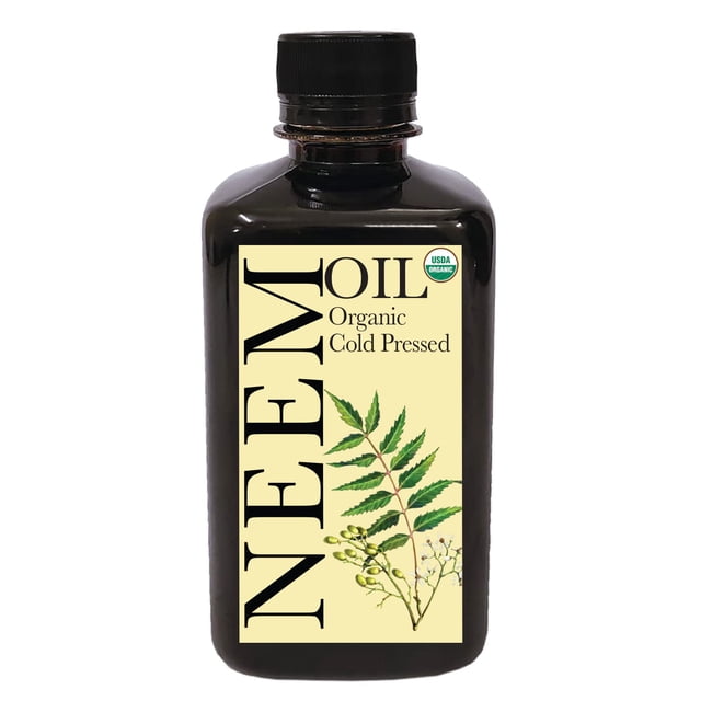 Aceite de neem certificado por la DAANA como orgánico por el USDA para piel y cabello, 355 ml