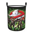 thumbnail image 1 of Cesta de lavandería con el logotipo de Ghostbusters, impermeable, plegable, redonda, organizador de juguetes y ropa, cesta de regalo para habitación pequeña, 1 of 7