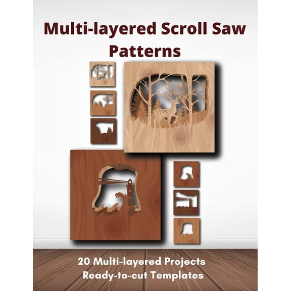 Multi-layered Scroll Saw Patterns: Templates for Scroll Saw Projects