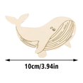 thumbnail image 1 of Juego de 20 piezas de manualidades para niños, Kit de pintura de animales marinos de madera, juguetes, favores de fiesta, creatividad, regalos DIY para niños y niñas, 1 of 8