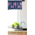 thumbnail image 3 of Ambesonne Flower Window Valance, Roses with Leafy Twigs Snow, 54" X 12", Multicolor, 3 of 3