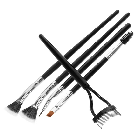 HONITANO 5Set Tooth Spolies Scalloped Lash Brush for Eyebrow Grooming 17.00X0.60X0.60CM