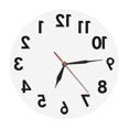 thumbnail image 1 of Reverse Anti Wall Clock Modern Backwards Time Run Counter Clockwise Wall Watch, 1 of 2