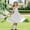 White, variant on OGLCCG Girls Summer Dress Spaghetti Strap Ruched Flowy Beach Boho Midi Dresses Casual Teen Girl Elegant Smocked Cami Sundress 4-15 Years