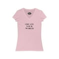 thumbnail image 7 of Create Your World Women's Jersey Short Sleeve V-Neck Tee, 7 of 7
