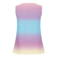 thumbnail image 4 of Lovskoo Tank Tops for Women 2024 Casual Printed V-Neck Sleeveless Womens Summer Tops Pink, 4 of 6