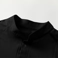 thumbnail image 5 of Men's UPF 50+ Sun Protection Henley Shirts Summer Beach Shirt Short Sleeve Tshirt Fitted T-Shirt Basic Tees Work T Shirt Black XL, 5 of 6