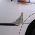 thumbnail image 4 of HAMPPLIES 8pcs Car Door Sill Stickers Plush Fabric Multi Anti Collision Elegant Design, 4 of 8