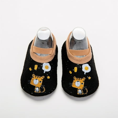 

Cathalem Shoe for Toddlers Animal Kids Boys Socks Barefoot Shoes Socks Non Slip Girls Floor Cartoon Pattern Mesh Infant Shoes Shoes Black 4 Years