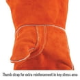 thumbnail image 3 of Black Stallion Welding Gloves Orange Split Cowhide Stick Medium, 3 of 3