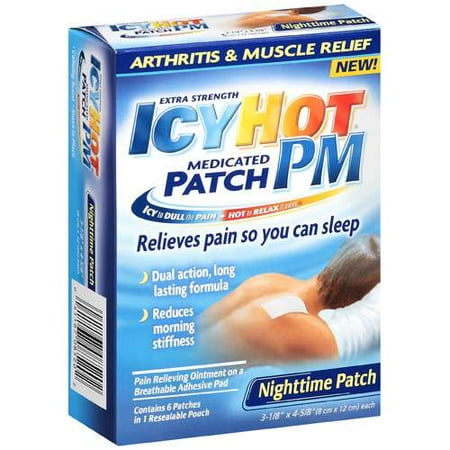 Icy Hot: Extra Strength Medicated Patch Pm, 6 ct