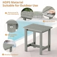 thumbnail image 4 of Mesa auxiliar para exteriores LUE BONA HDPS, resistente a la intemperie, gris, 4 of 6