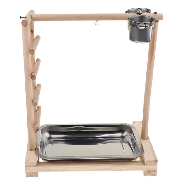 GROWTH TANK Parakeet Cockatiel Cage Accessories Exercise Playing Toys Parrot Playstand Perch