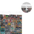 thumbnail image 5 of Yayeee Shower Curtain with Hooks 72"x72" Waterproof Fabric Bathroom Hanging Decor, Large Retro Collection Pattern, 5 of 5