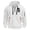 White, variant on Cmfcve Men's Big & Tall Hoodies Half-Zip Hooded Work Sweatshirt Long Sleeve Multiple Pockets Color Blocked Outdoor Jacket Top