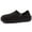 Black, variant on LongBay Mens Slippers with Removable Supportive Insole Slip on Casual House Shoes for Indoor Outdoor Bedroom Garden