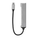 thumbnail image 2 of Hub USB C 5 en 1 Plug and Play Hub tipo C Estación de acoplamiento de metal Electrónica tipo C Adaptador USB C para Windows para Linux Negro, 2 of 15