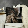 thumbnail image 2 of YINGXI Milk Chocolate Swirl Abstract Print Throw Pillow Covers Pillowcase for Bedroom Aesthetic Cushion Cover Home Decor Dormitory College Living Room Bed Sofa Couch 20x20in, 2 of 5