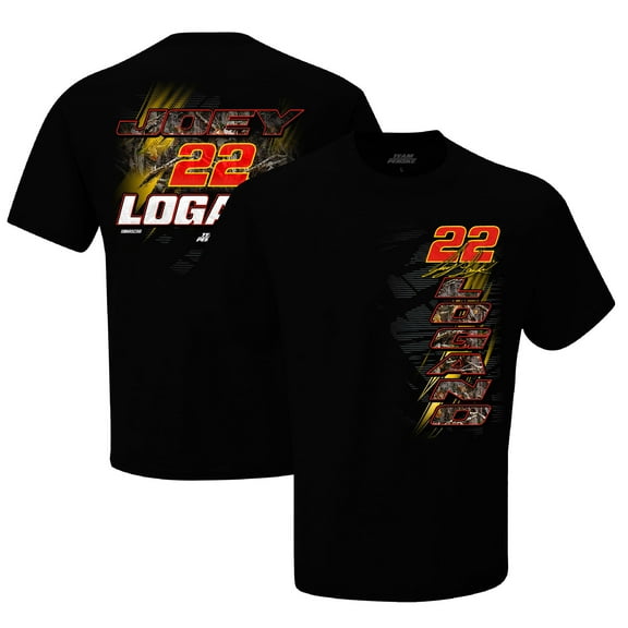Men's Team Penske Black Joey Logano Shell/Pennzoil Camo T-Shirt