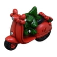 thumbnail image 2 of Adorno navideño,Adorno navideño de motocicleta con árbol de Navidad,Motocicleta de granja para mesa navideña,Decoración navideña Decoración de mesa Suministros para, 2 of 8