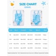 thumbnail image 2 of GYRATEDREAM Girls One Piece Swimsuits Printed Bathing Suit for Kids Adjustable Straps Swimwear 7-13 Years, 2 of 6