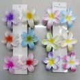thumbnail image 3 of Jinsinto Flower Hair Clip, 7Pcs Hawaiian Flower hair Claw Clips, Big Claw Clips for thick hair , Cute Hair Clip, Plumaria hair clip, Hair Clips Strong Hold, 3 of 5
