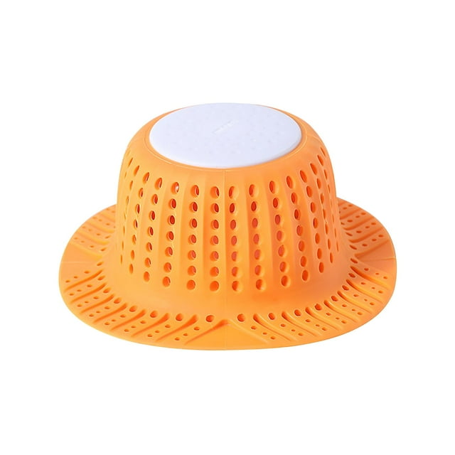 SDNall Bathtub Hair Catcher, Drain Filter with Press Design for Easy Cleaning, Effectively Blocks Hair and Debris to Prevent Clogs in Sinks and Showers