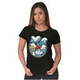 thumbnail image 4 of Retro The Smurfs Cartoon Characters Women's T Shirt Ladies Tee Brisco Brands S, 4 of 5