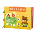 thumbnail image 4 of MERIGLARE Montessori Toy Easy Use Durable Early Learning Interaction Game Sticker Book B, 4 of 9