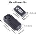 thumbnail image 2 of Alarma inalámbrica para motocicleta y bicicleta, alarma con sensor de seguridad antirrobo a prueba de agua con sonido súper fuerte de 113 dB, sensibilidad de 7 niveles (1 control remoto) Sincero Electrónica, 2 of 5