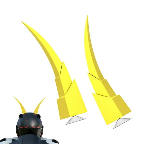 SHZONS Helmet Horns Bike Ski Helmet Accessories Horns Attachment Stable Modern Style Motorcycle Night Riding Decoration for Skateboarding Scooter Skiing security